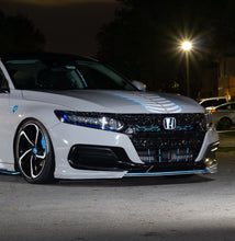 Load image into Gallery viewer, 2021-2022 HONDA ACCORD FORGED CARBON FIBER OVERLAY CHROME DELETE GRILL COMPLETE
