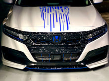 Load image into Gallery viewer, 2021-2022 HONDA ACCORD FORGED CARBON FIBER OVERLAY CHROME DELETE GRILL COMPLETE

