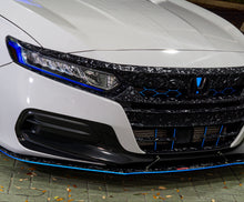 Load image into Gallery viewer, 2021-2022 HONDA ACCORD FORGED CARBON FIBER OVERLAY CHROME DELETE GRILL COMPLETE
