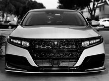 Load image into Gallery viewer, 2021-2022 HONDA ACCORD FORGED CARBON FIBER OVERLAY CHROME DELETE GRILL COMPLETE
