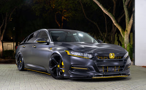 2018-2022 HONDA ACCORD SATIN BLACK V2 HEX SPORT WHEEL SKINS
