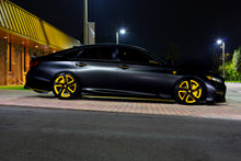 Load image into Gallery viewer, 2018-2022 HONDA ACCORD 3RDGEN V2 HEX CARBON WITH REFLECTIVE SPORT WHEEL SKINS
