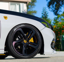 Load image into Gallery viewer, 2018-2022 HONDA ACCORD SATIN BLACK V2 HEX SPORT WHEEL SKINS
