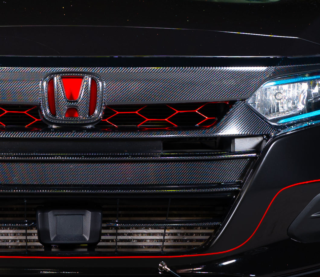 2018-2020 HONDA ACCORD CARBON FIBER GRILL COMPLETE