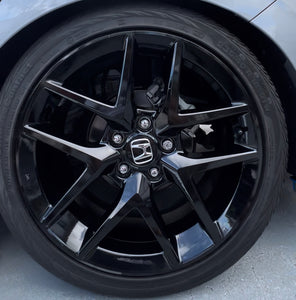 2022-2023 HONDA CIVIC GLOSS BLACK SPORT WHEEL SKINS