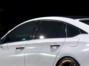 2018-2022 HONDA ACCORD 3M GLOSS BLACK WINDOW CHROME DELETE