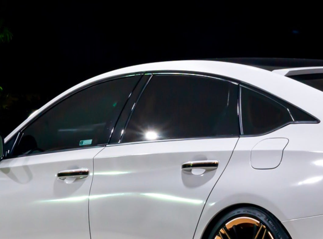 2018-2022 HONDA ACCORD 3M GLOSS BLACK WINDOW CHROME DELETE