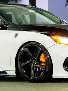 2018-2022 HONDA ACCORD SATIN BLACK SPORT WHEEL SKINS